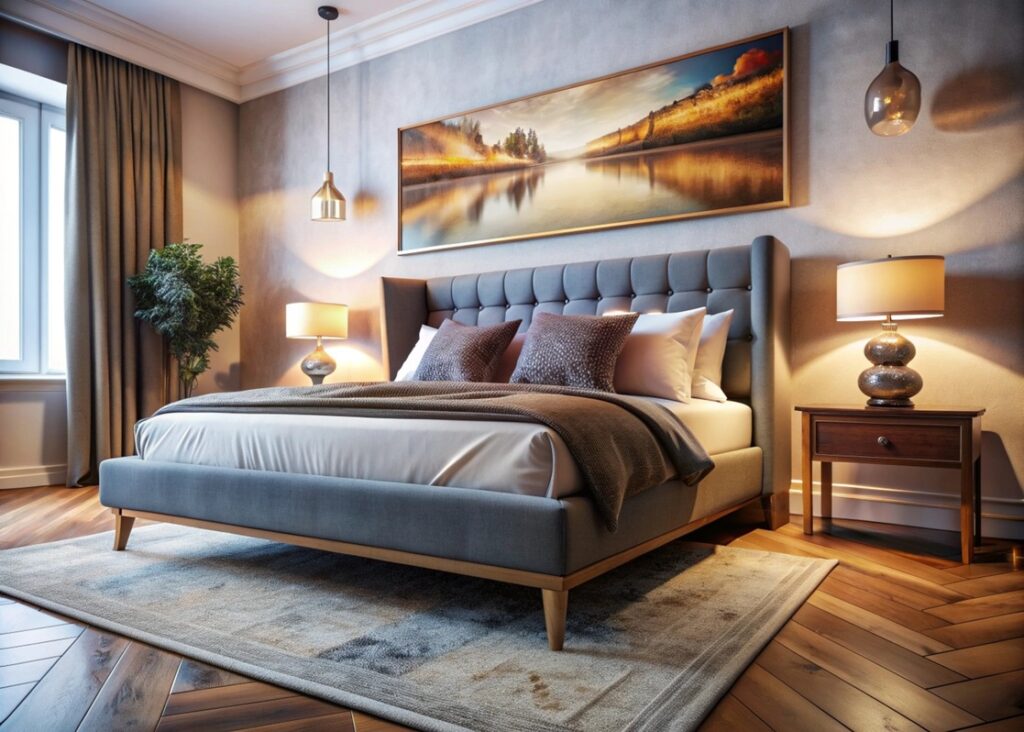 A timeless, traditional bedroom design, one of our bedroom remodel ideas.